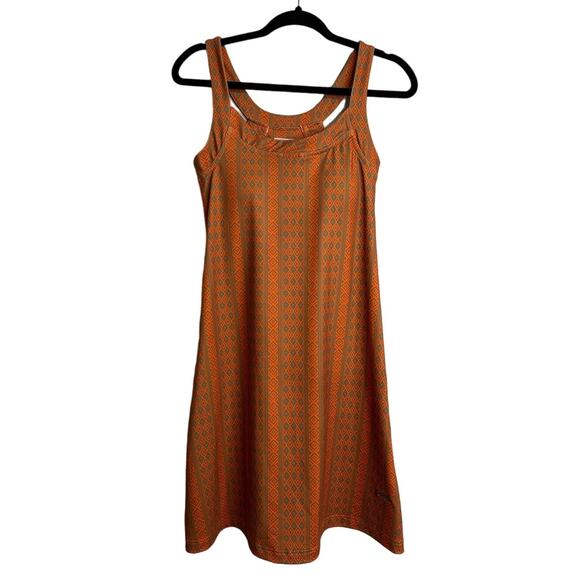 SKhoop Josefin Athletic Dress in Orange and Tan, Size XS - Picture 1 of 9